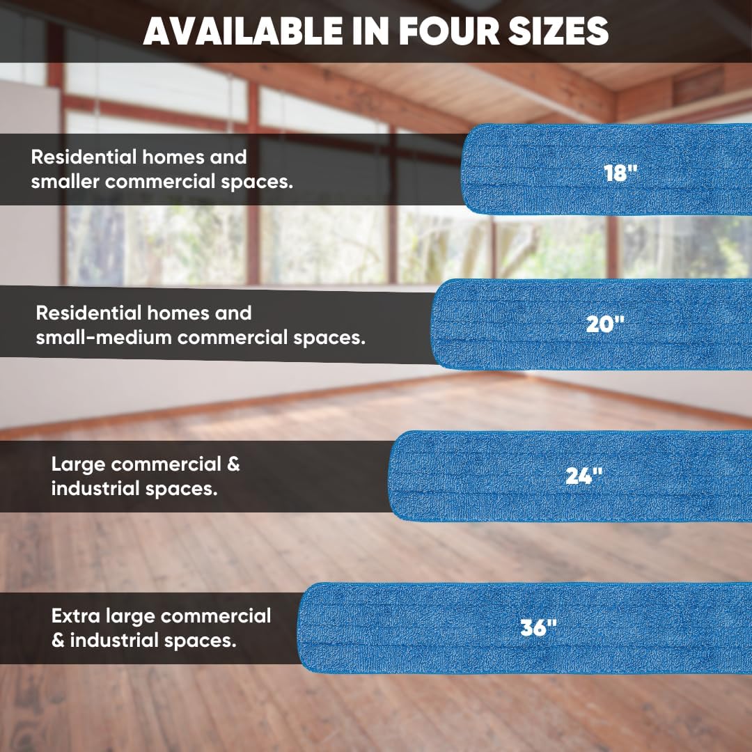 Microfiber Mop Pads for Sale in 18-inch Dimensions