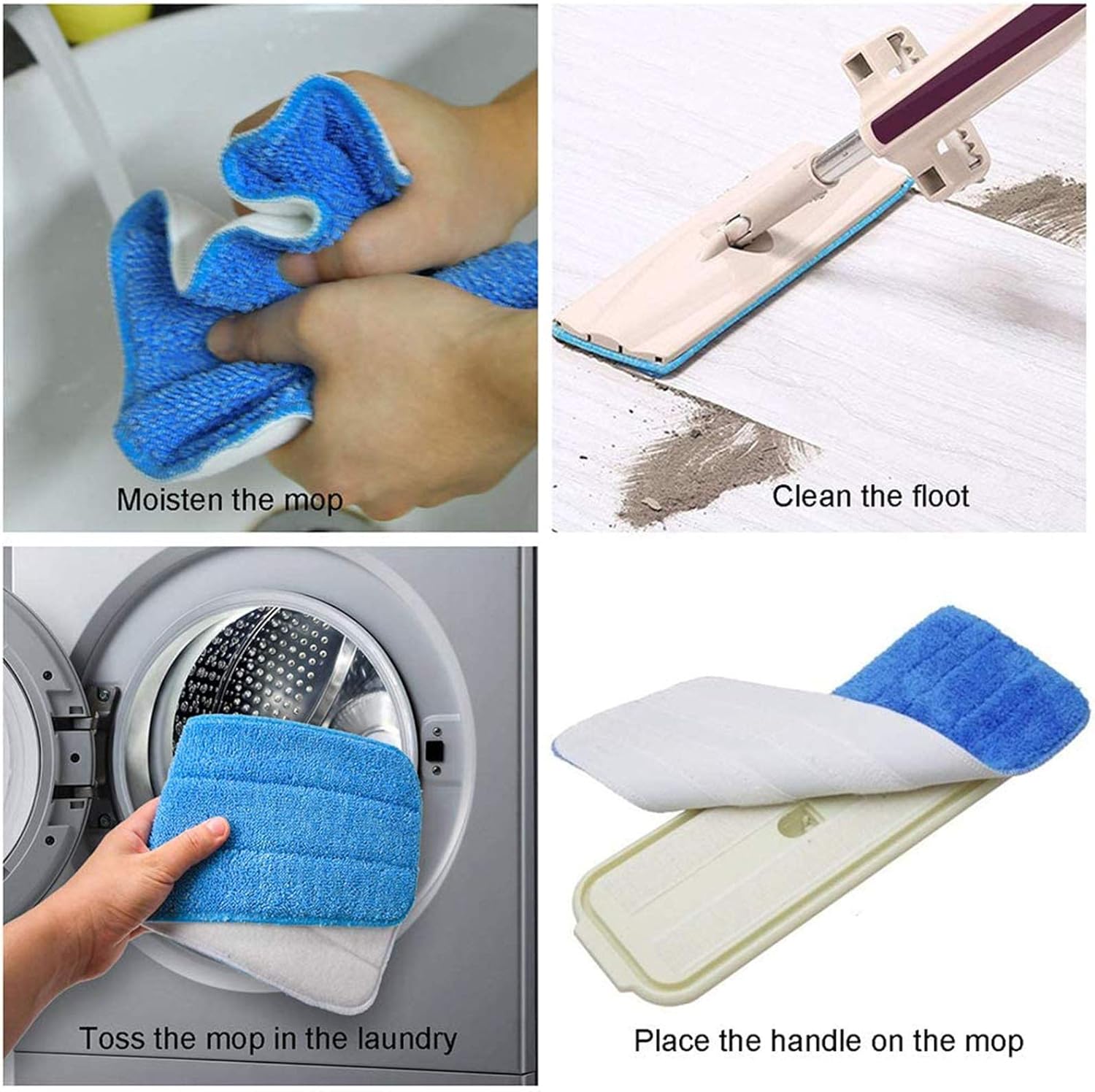Versatile 18x6 Microfiber Mop Refill