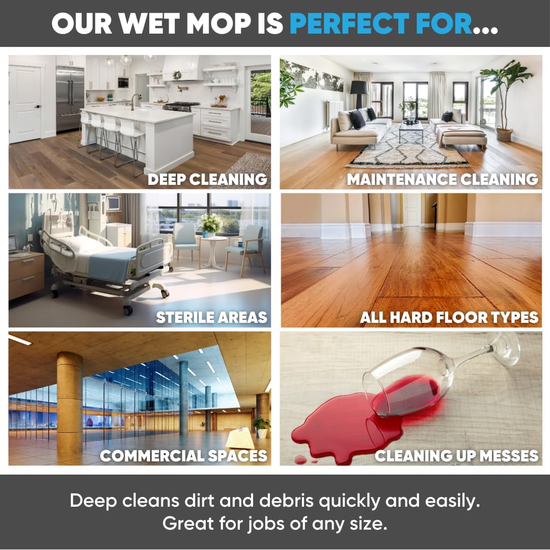 Microfiber Mop Pads for Sale in 18-inch Dimensions