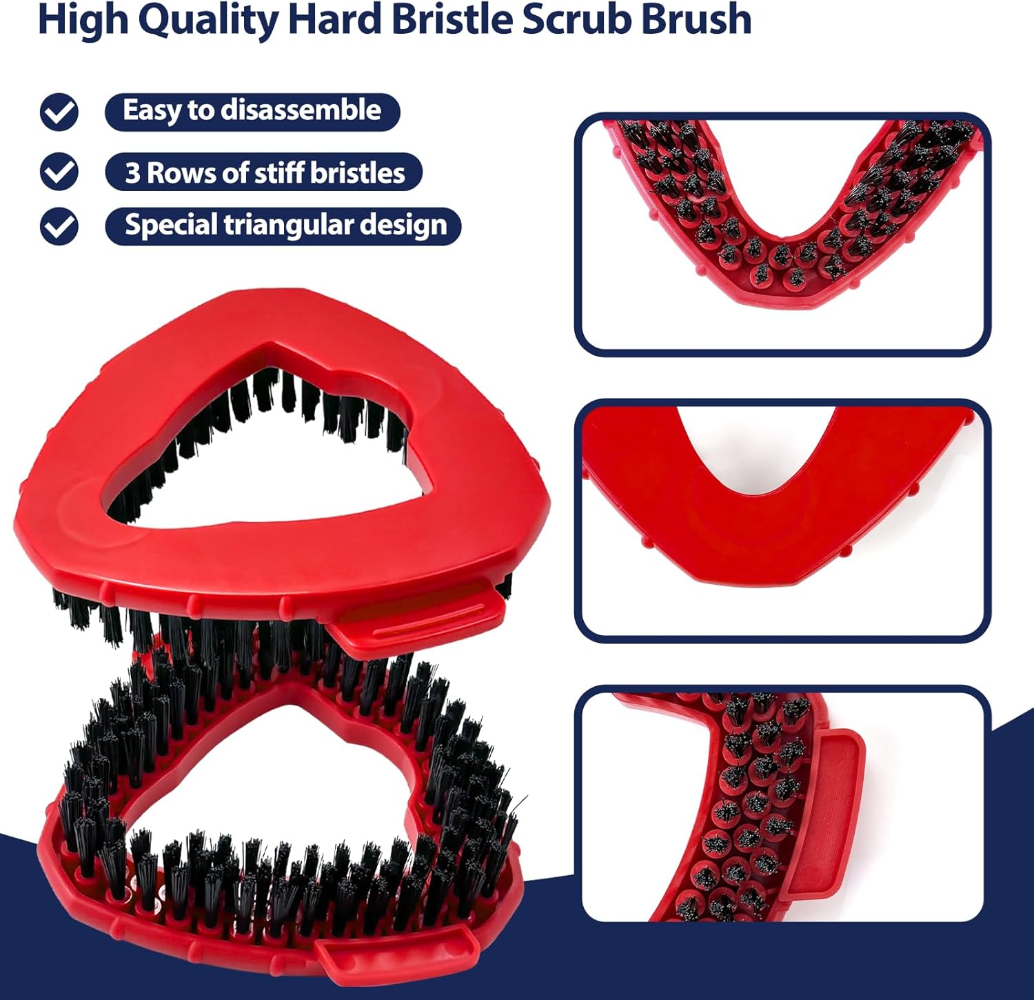 Professional Spin Mop scrub brush head replacement for easywring 1-tank system