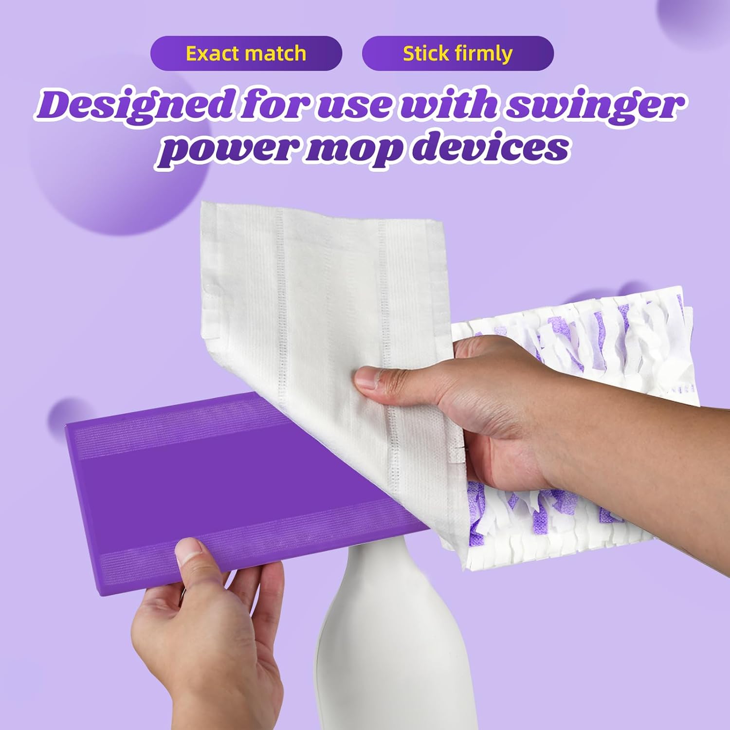 24 Pack Disposable Mop Pads for Power Mop