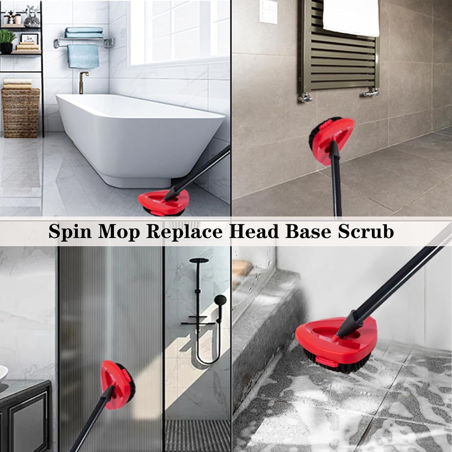 Fazlynyi Spin Mop Replace Head Brush
