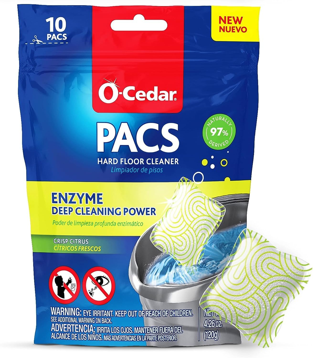 O-Cedar 2x Refill Pack with Citrus and Lavender PAC