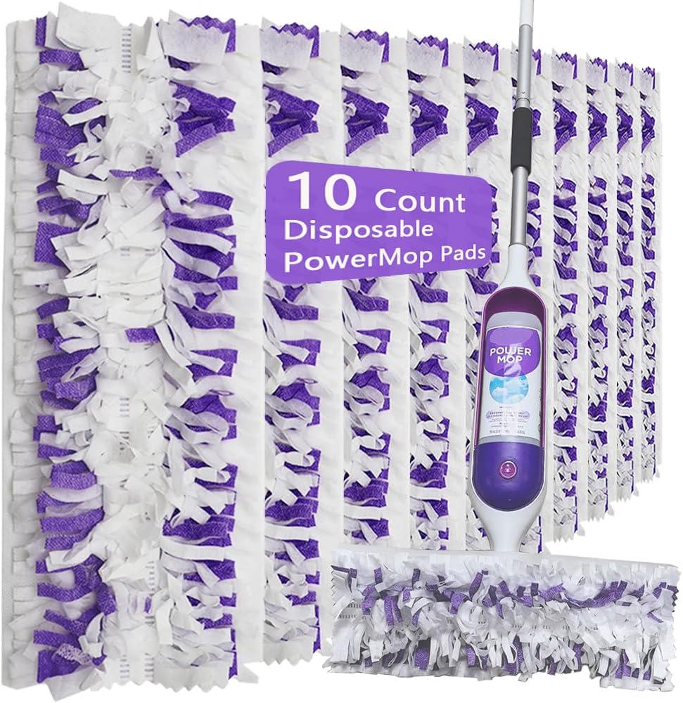 Perfect 10-Count Set for Mop Pad Refills - Safe Compatible and Efficient
