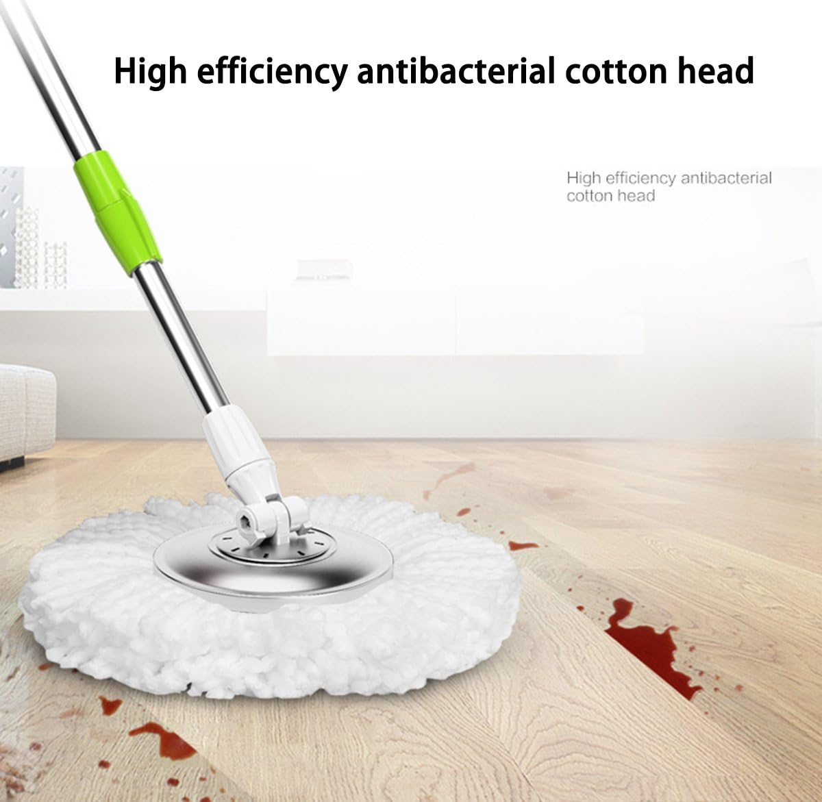 3-Piece DANGSHAN Microfiber Mop Heads Set
