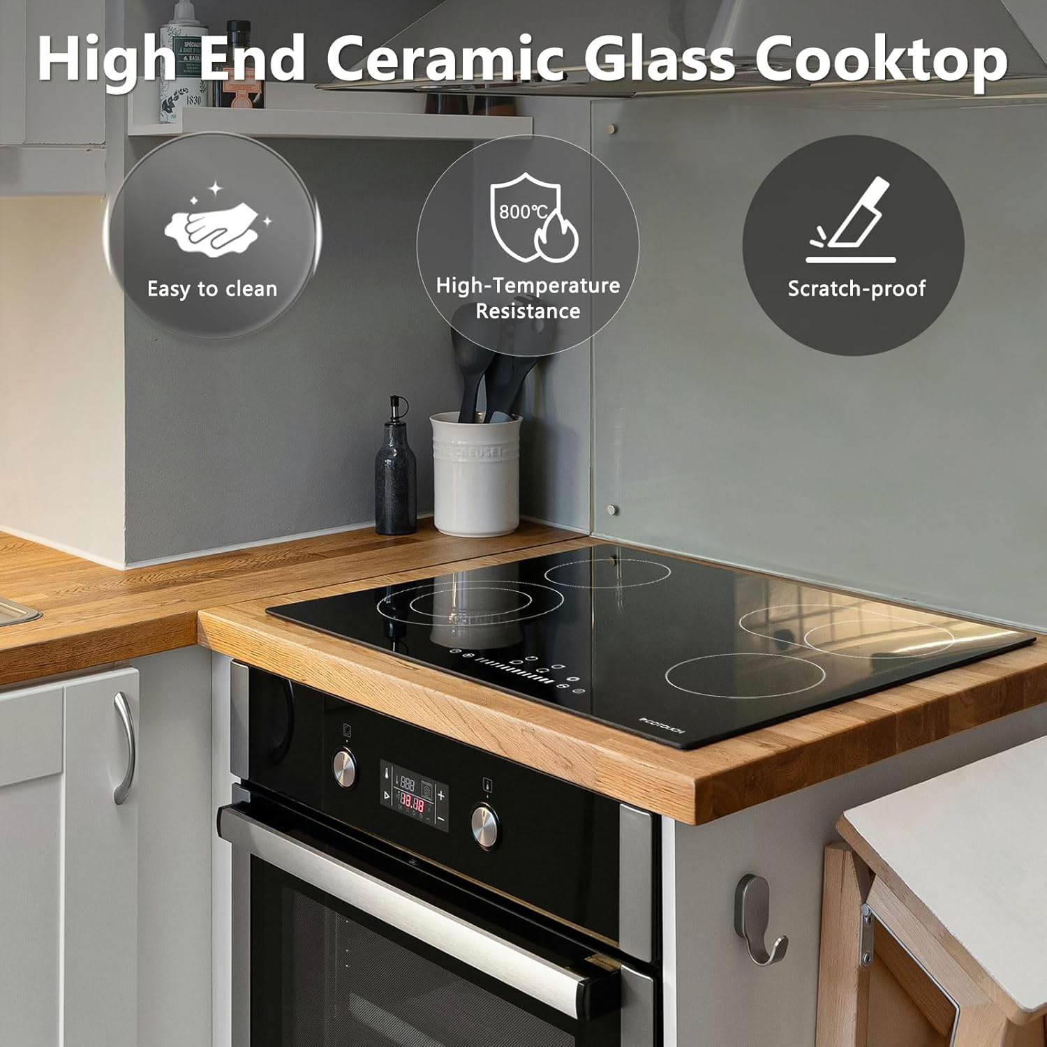 ECOTOUCH 30 Built-in Electric Cooktop