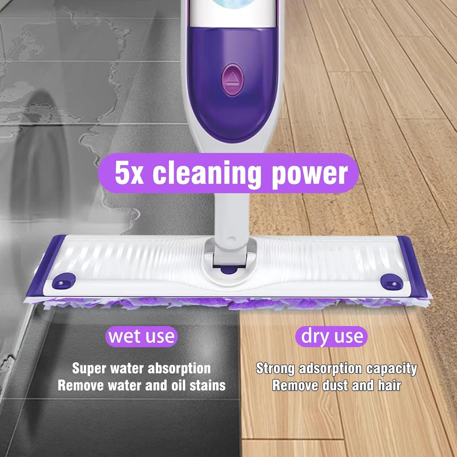 Fast-Moing 20-Pack Multi-Surface Mop Pads