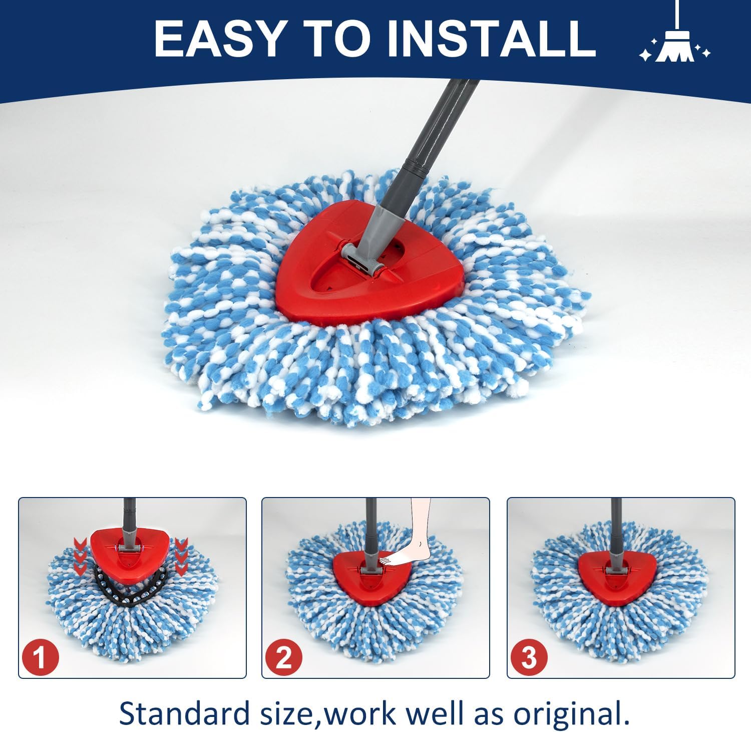 GFRED Spin Mop Replacement Base