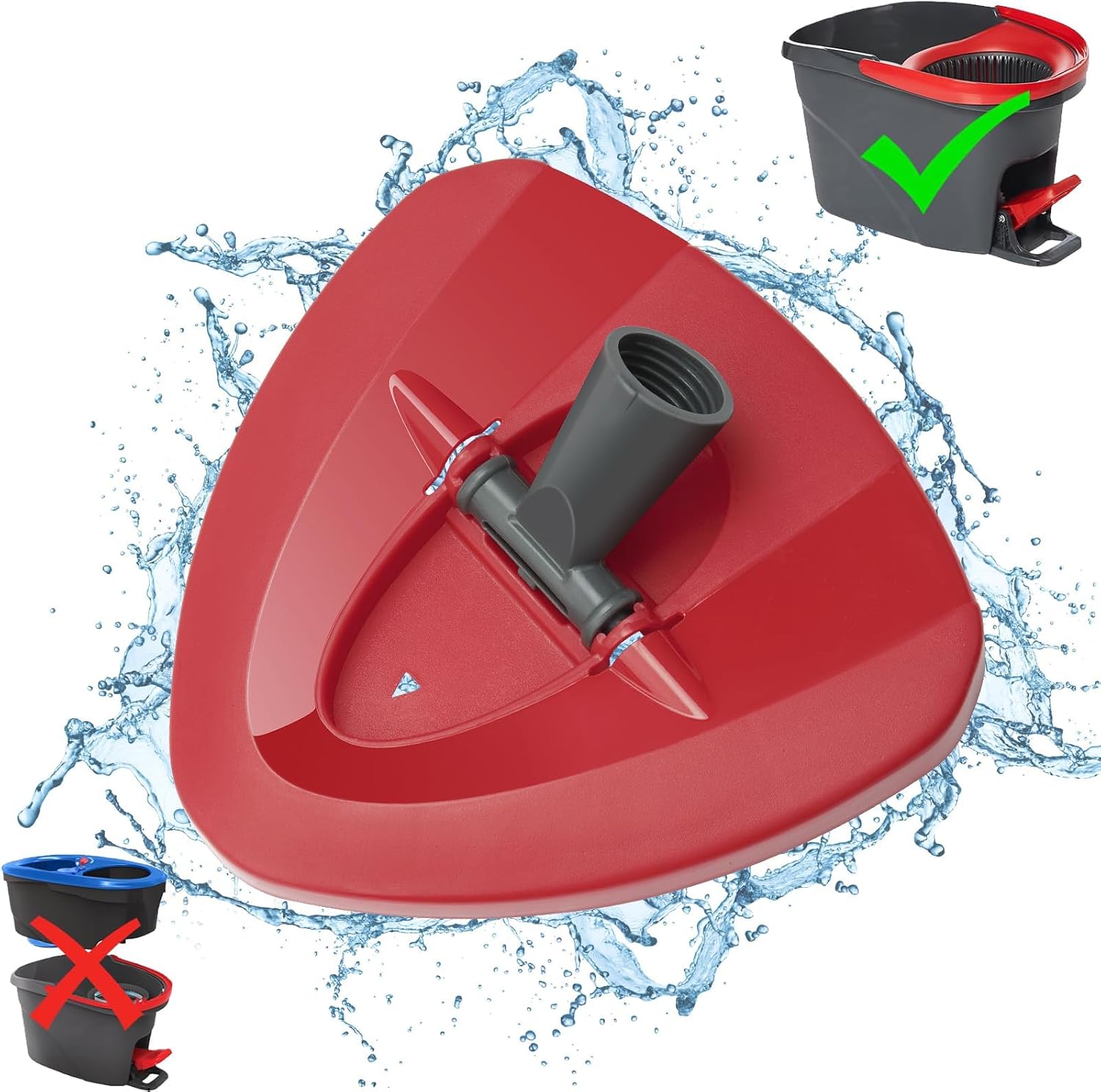 Compact Durable Spin Mop Replacement Base for EasyWring 1 Tank System