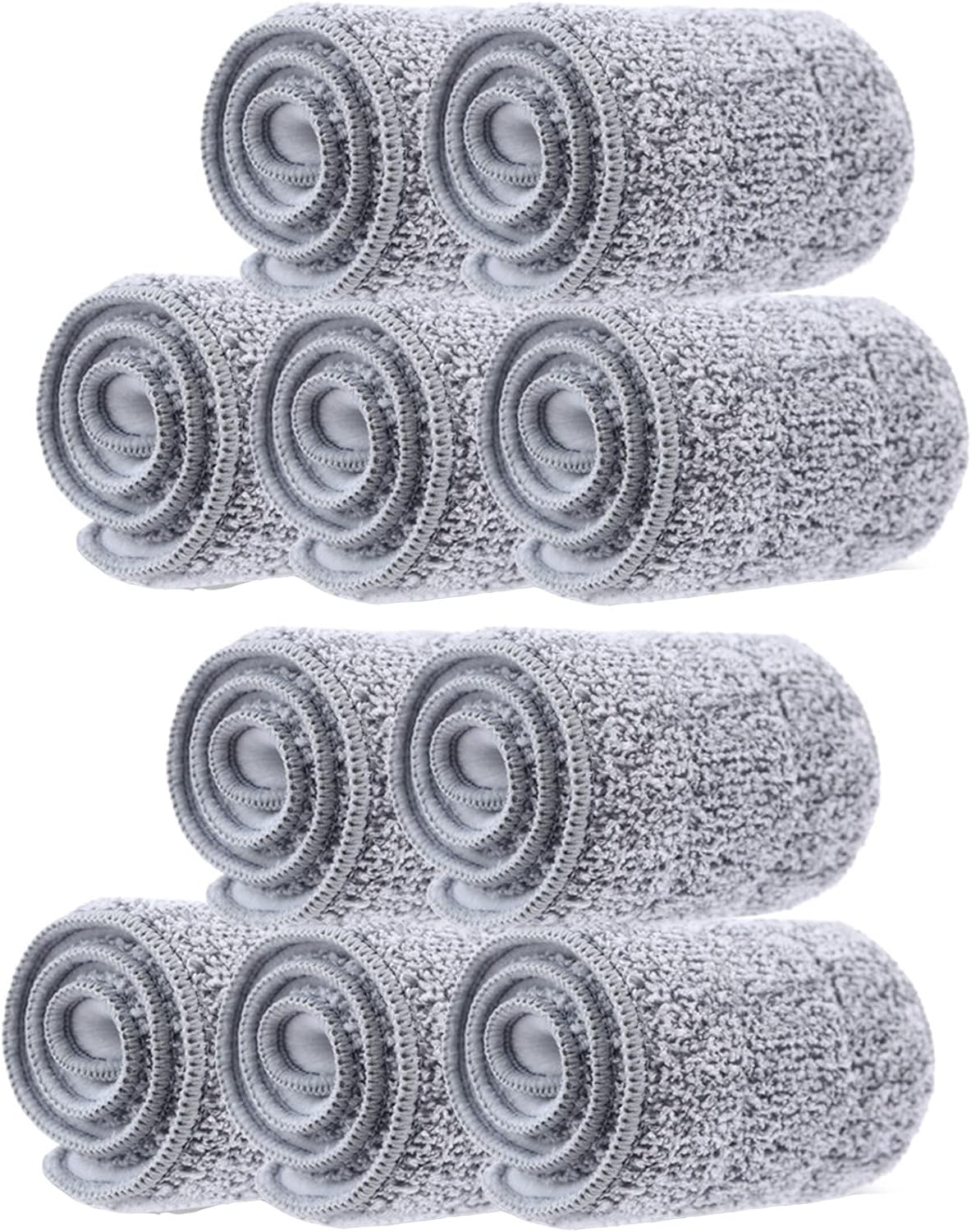 10-Pack 13-Inch Mop Heads for Microfiber Spray Mops