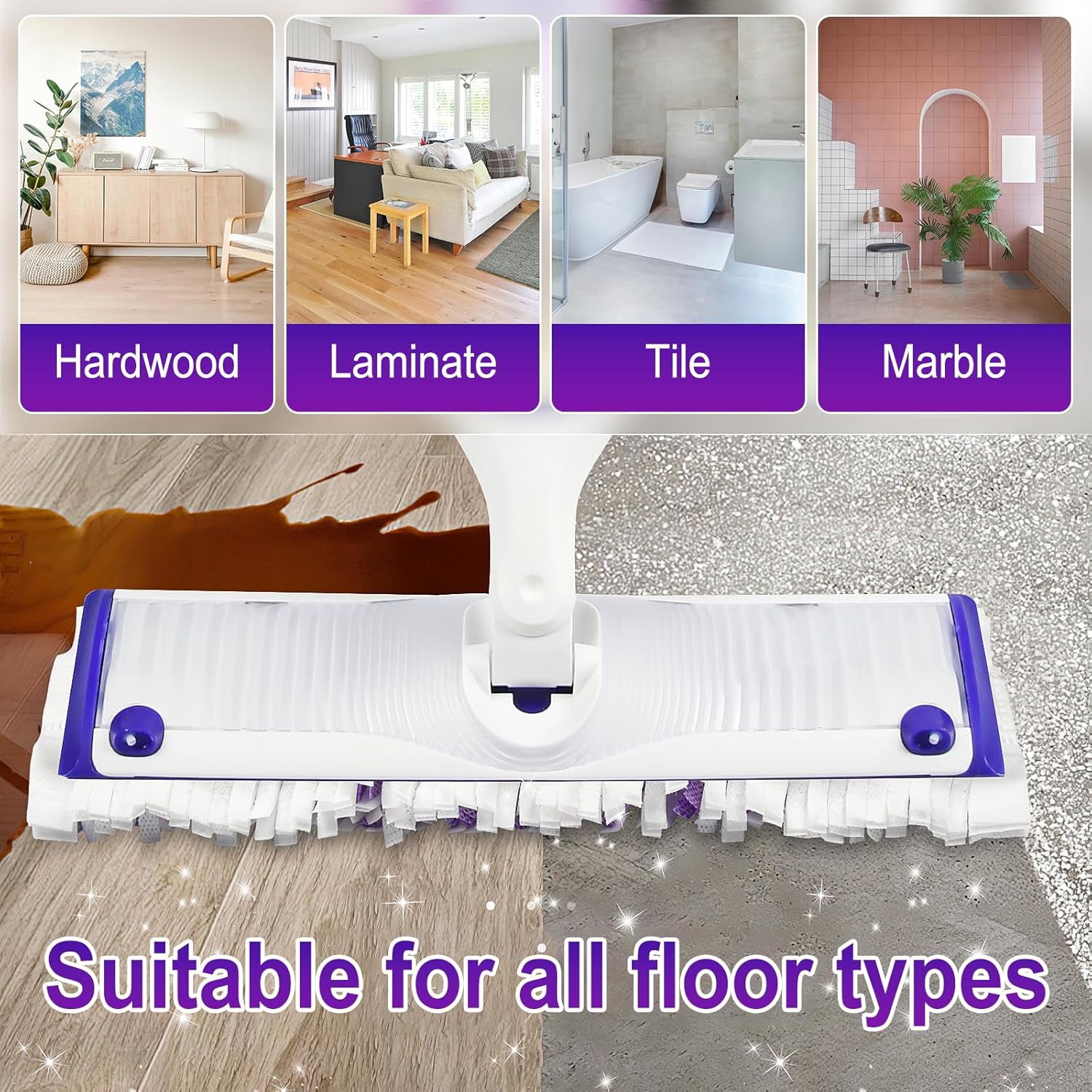 20 Pack Swiffer PowerMop Replacement Disposable Mopping Pads Multi-Surface
