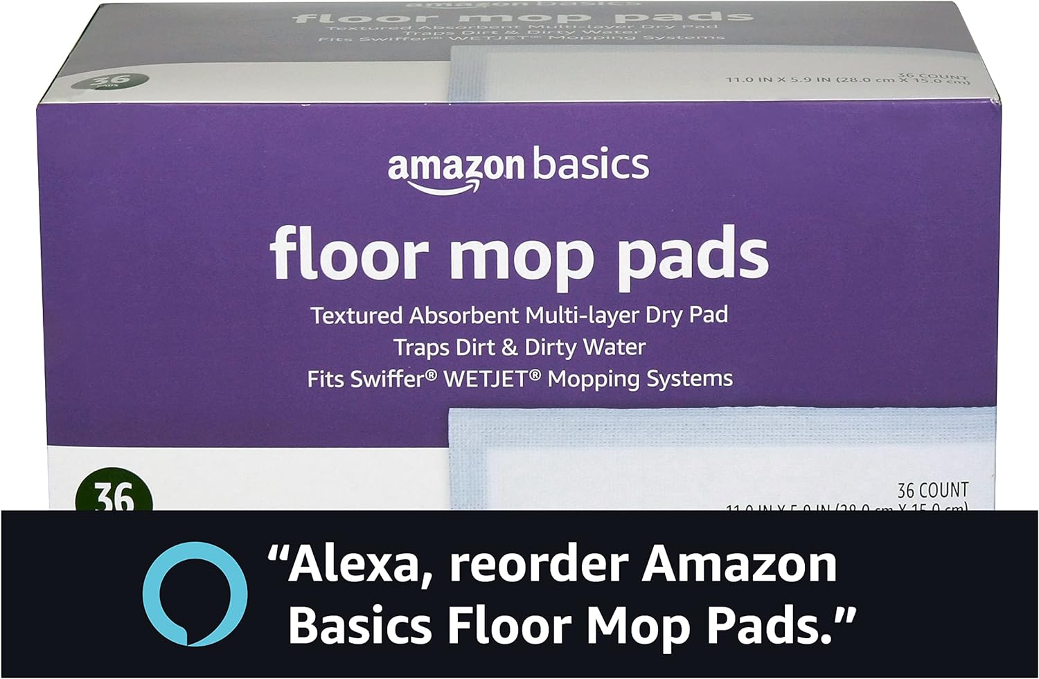 36-Pack Dry Floor Mop Pads