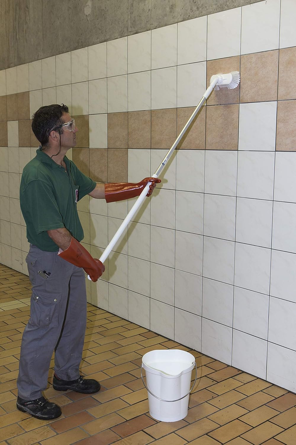 Vikan Eco- friendly White Mopped Handle 59