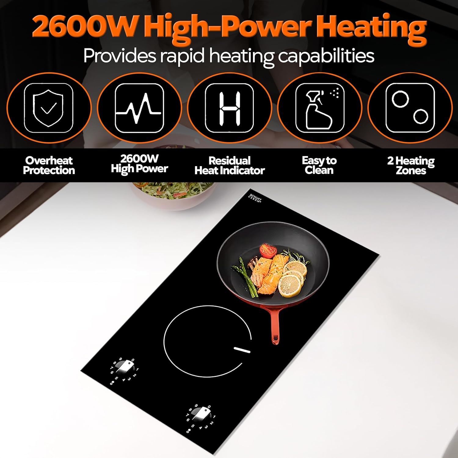 RambleWood 2-Burner Electric Cooktop for 29999