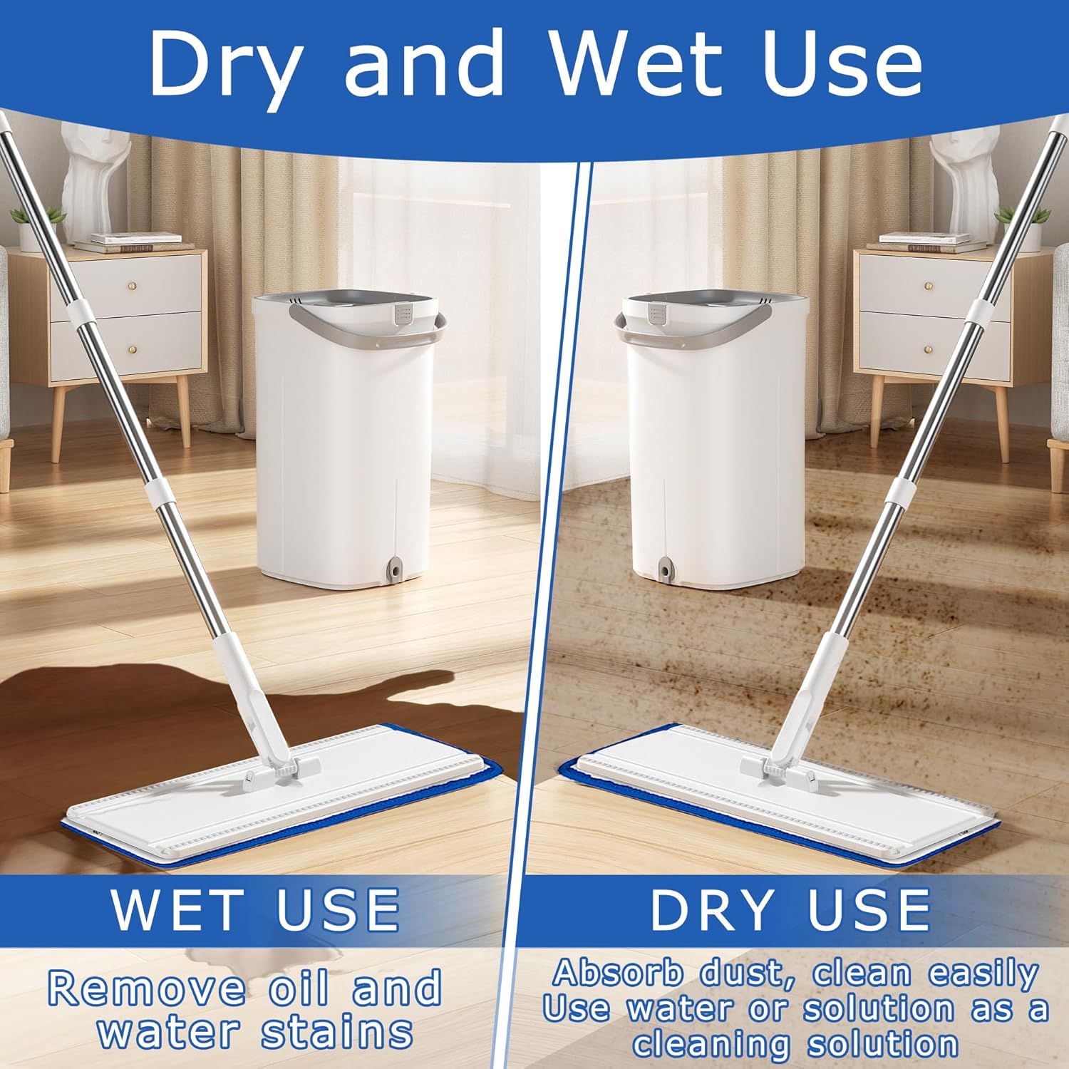 Replacement Microfiber Mop Pad for Commercial Use