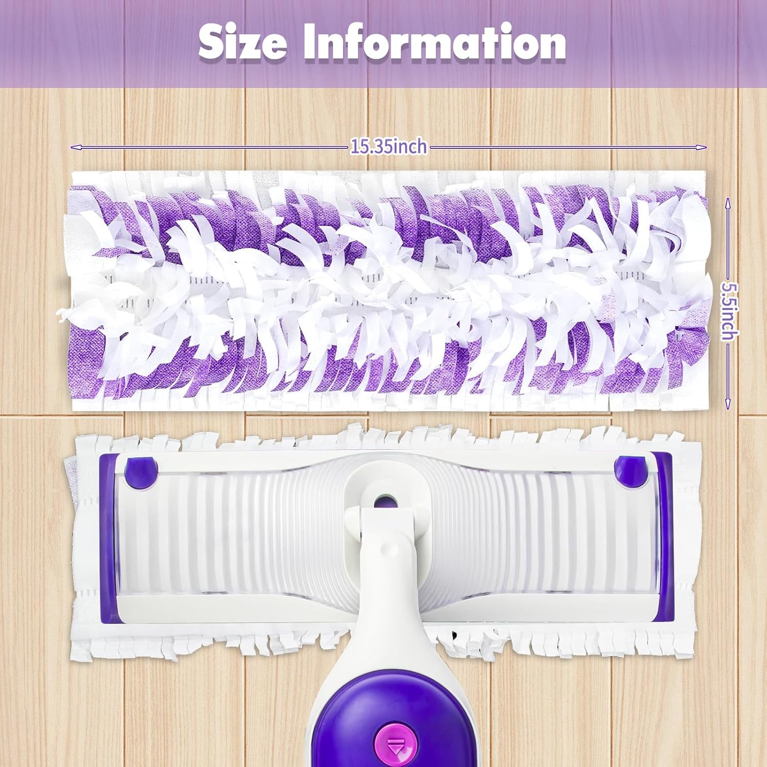 Hofosi 25PCS Swiffer PowerMop Mopping Pads