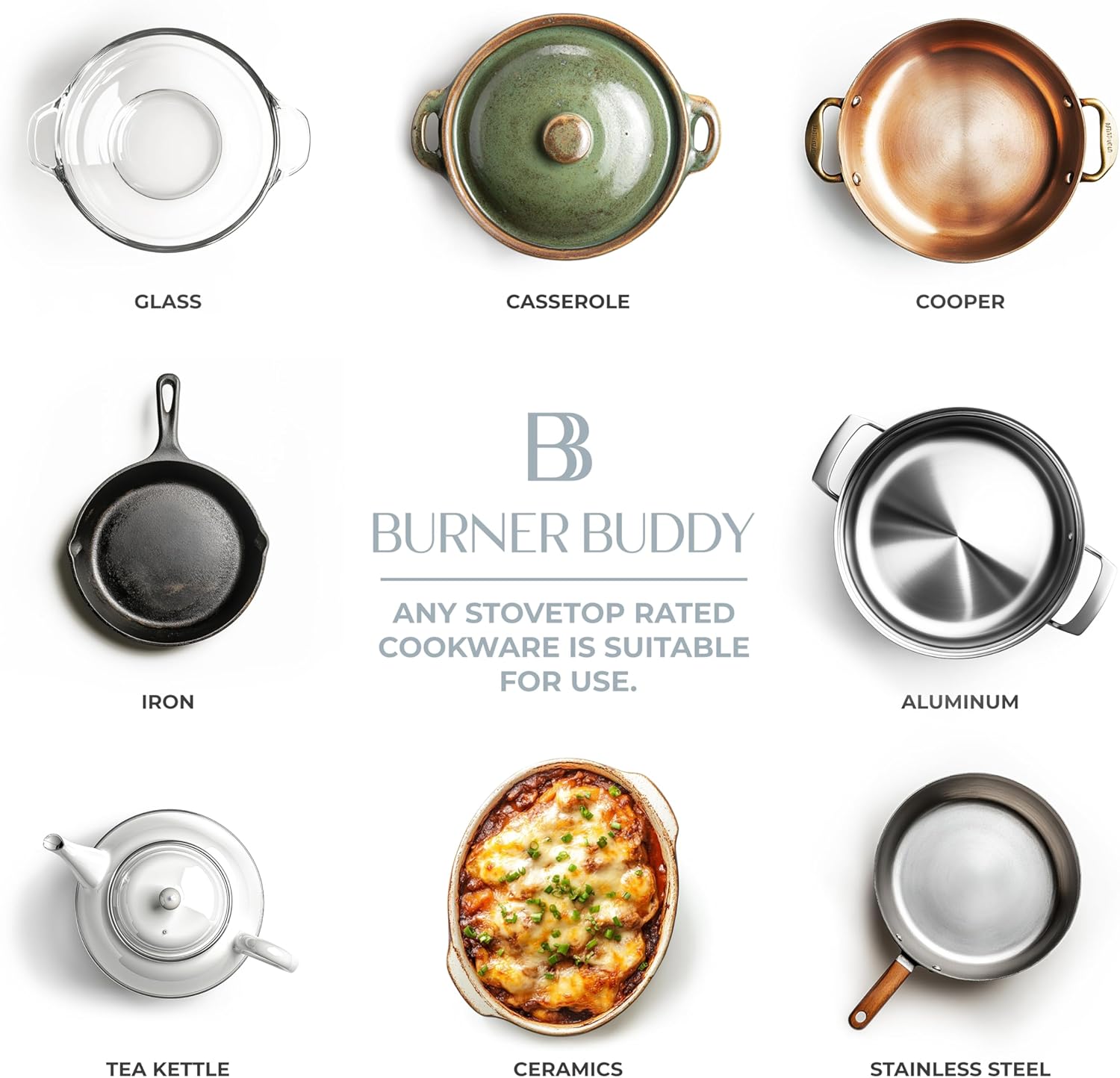 Burner Buddy Electric Stove Cover Protector - Protects and Keeps Cool