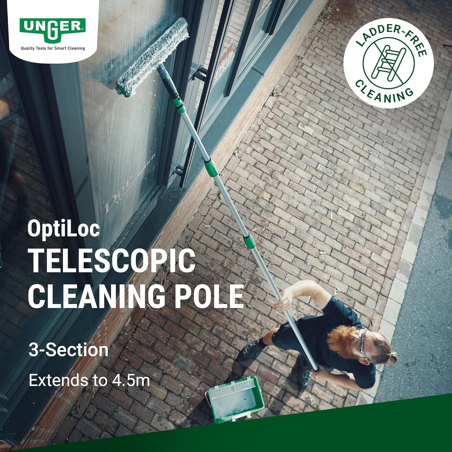Quick Easy Aluminum Mop Pole