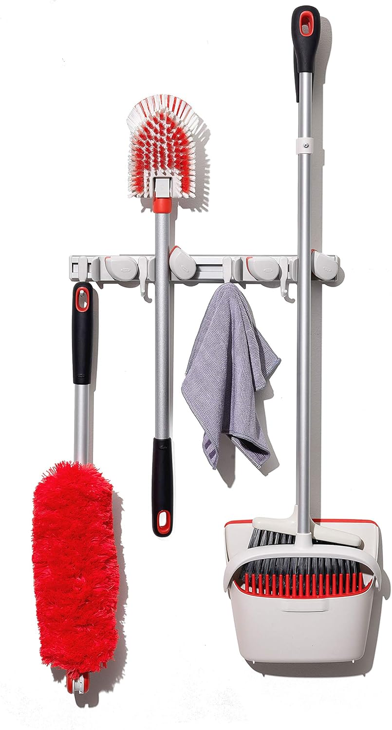 OXO Good Grips Mop and Duster Organizer