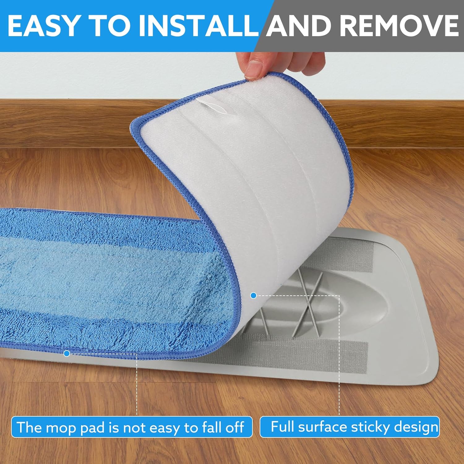 WlichMicrofiber Cleaning Pads 6-Pack