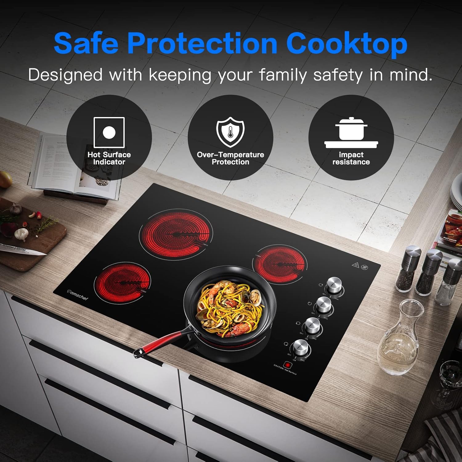 30 Inch Electric Cooktop With 4 Burners for Your Kitchen Needs