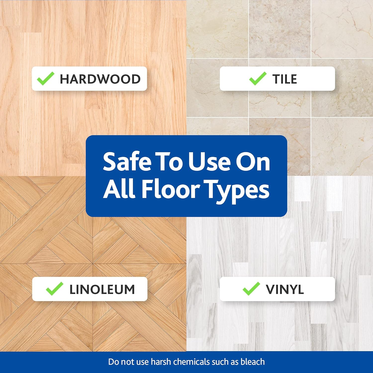 Perfect for keeping floors clean with just water and vinegar