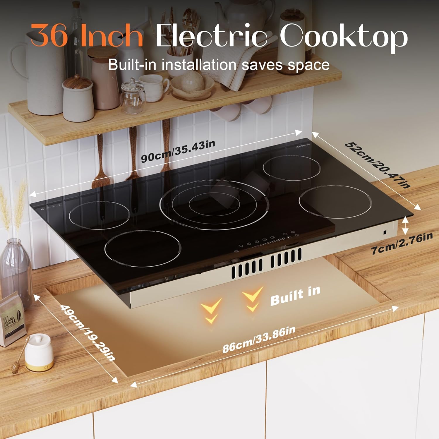 Kota 5-Burner Electric Cooktop