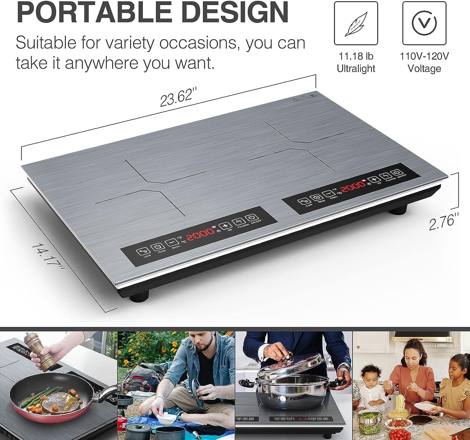 Reliable 110V Induction Cooktop