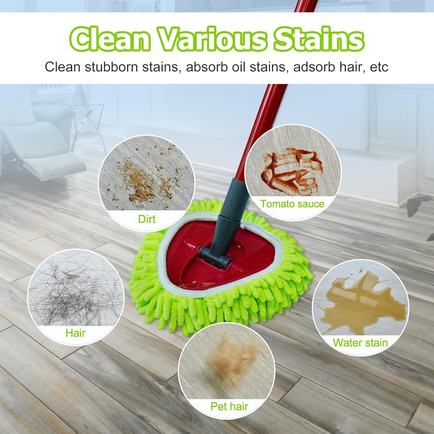 Aiyiried Replacement Mop Heads for O-cedar System