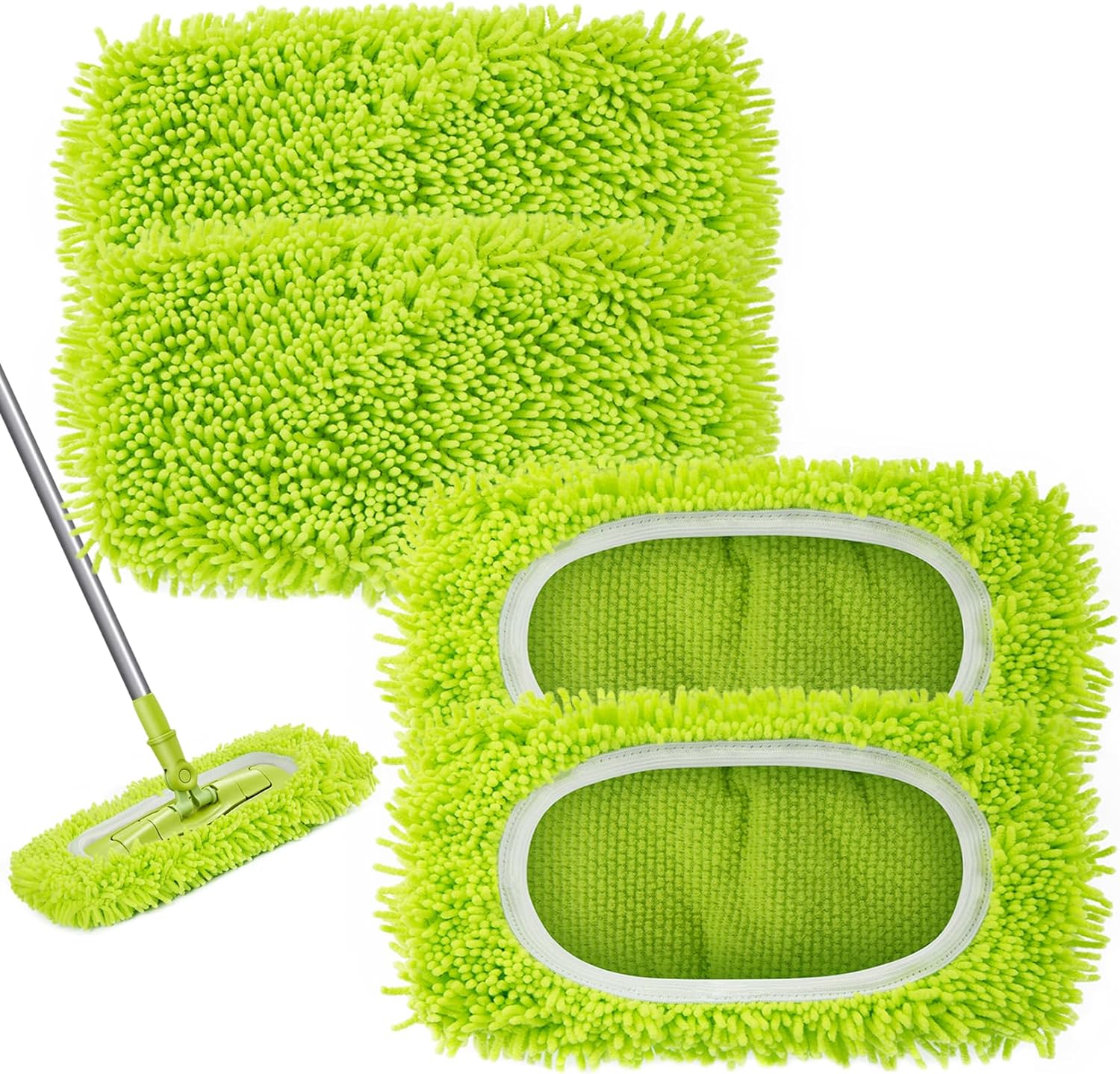 Unoutur Reusable Dry Sweeping Cloths for Swiffer Mops