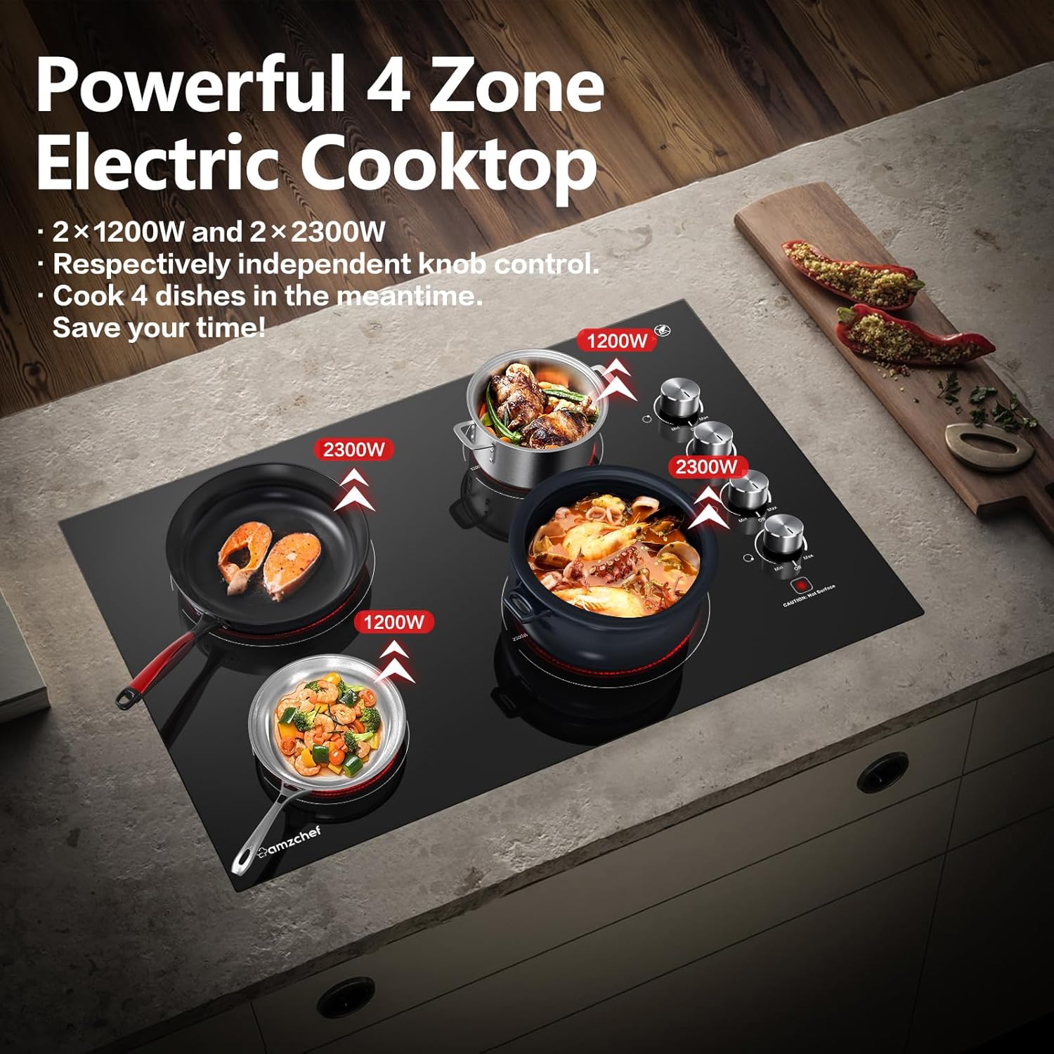 30 Inch Electric Cooktop With 4 Burners for Your Kitchen Needs
