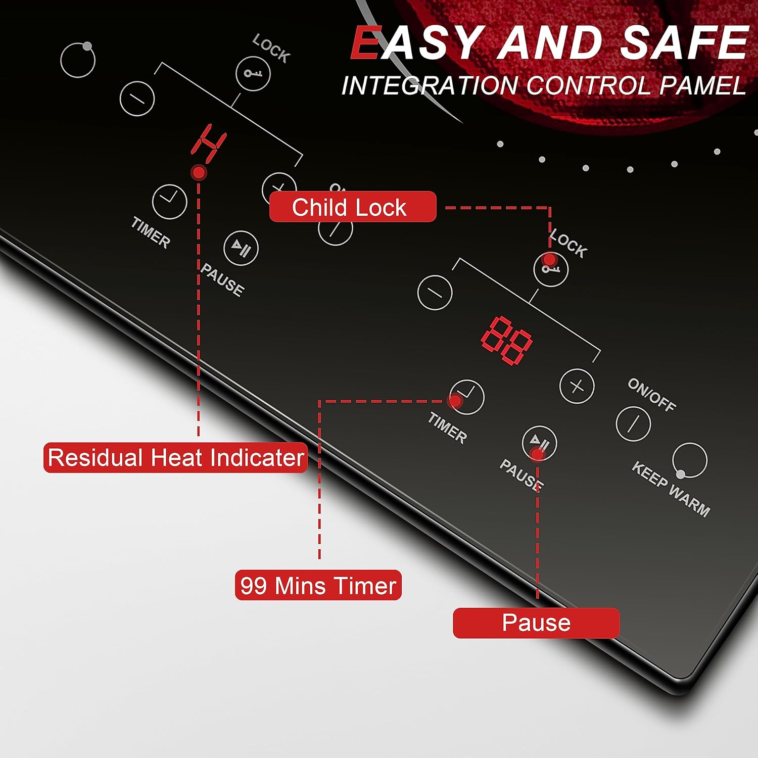 2-Burner Plug-In Electric Cooktop