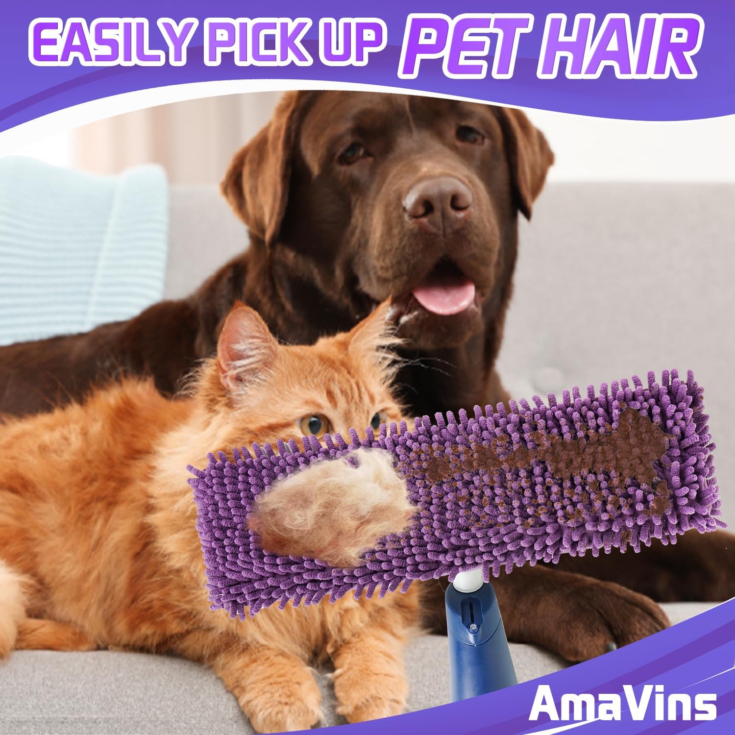 Secure_fmt 2-Piece Pet System Mop Pad