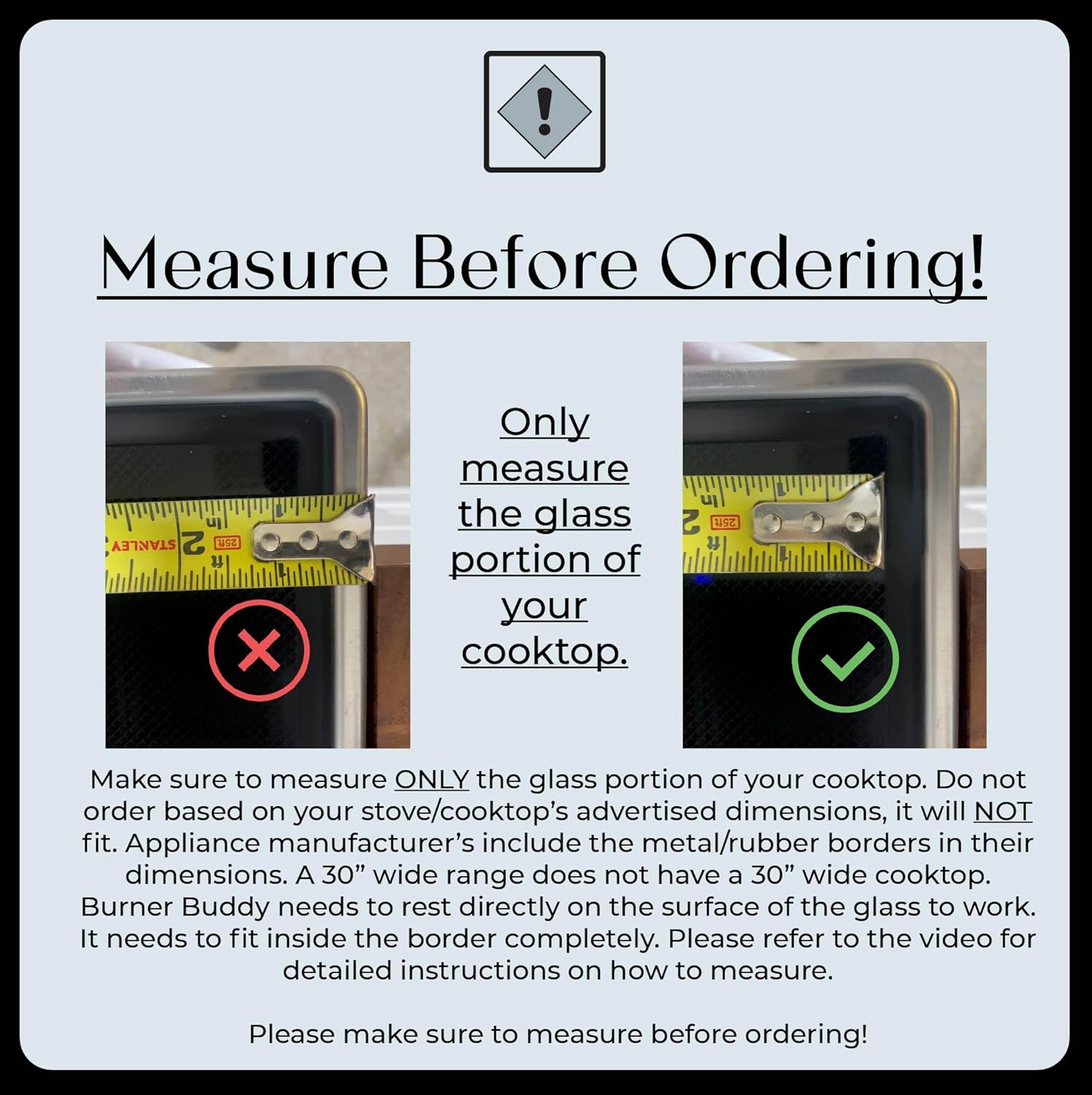 Burner Buddy Electric Stove Cover Protector - Protects and Keeps Cool