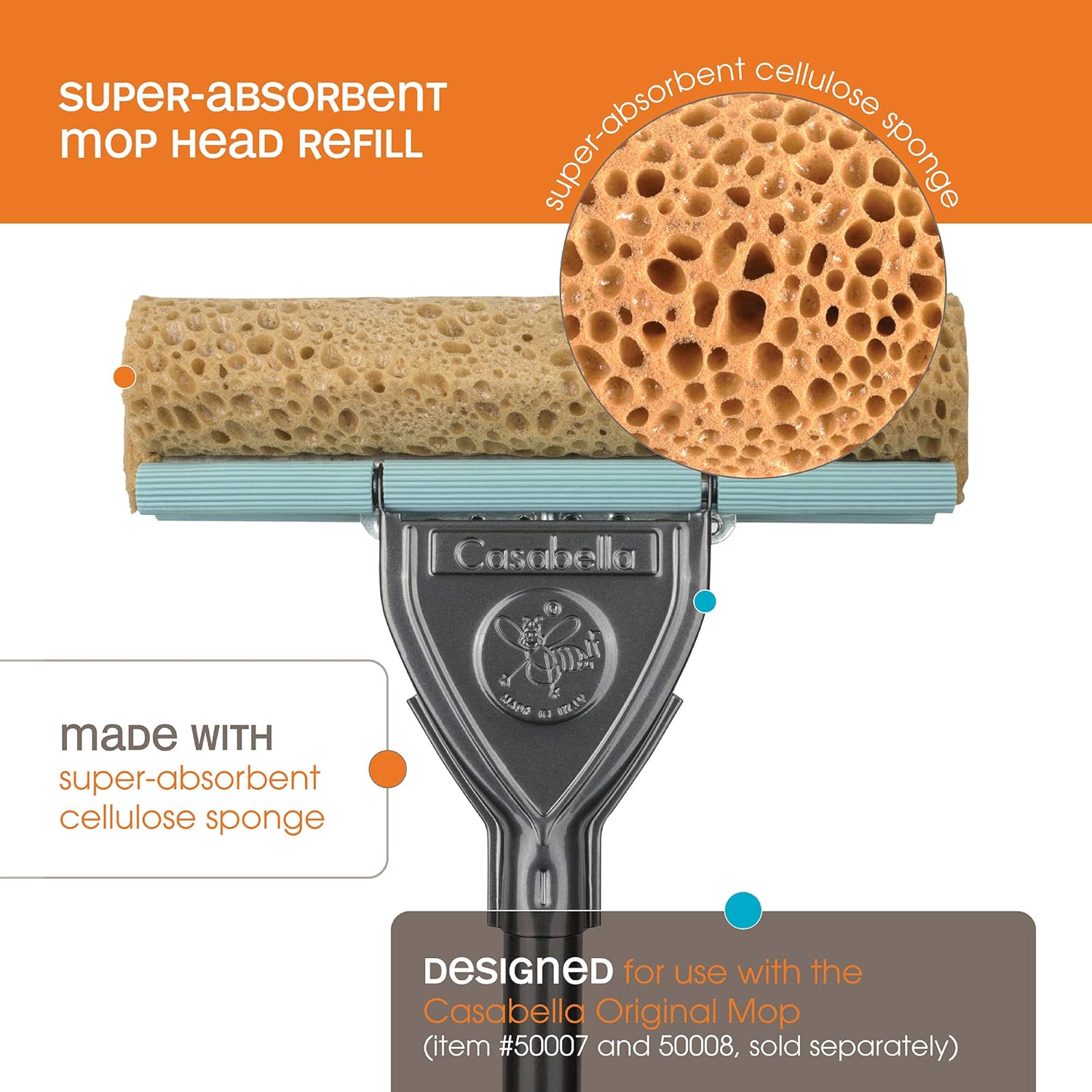Casabella Original Mop Refill Polyurethane Brown - 51000
