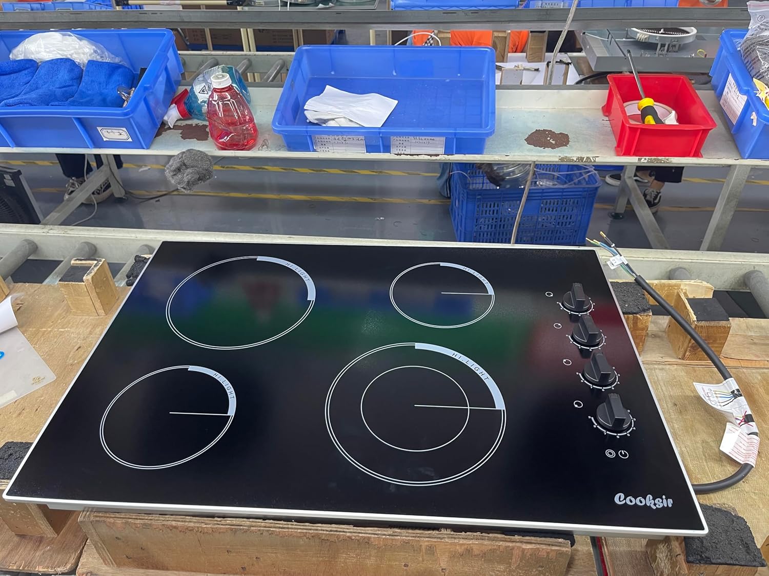 Cooksir Built-in Electric Cooktop 4 Burner 7400W