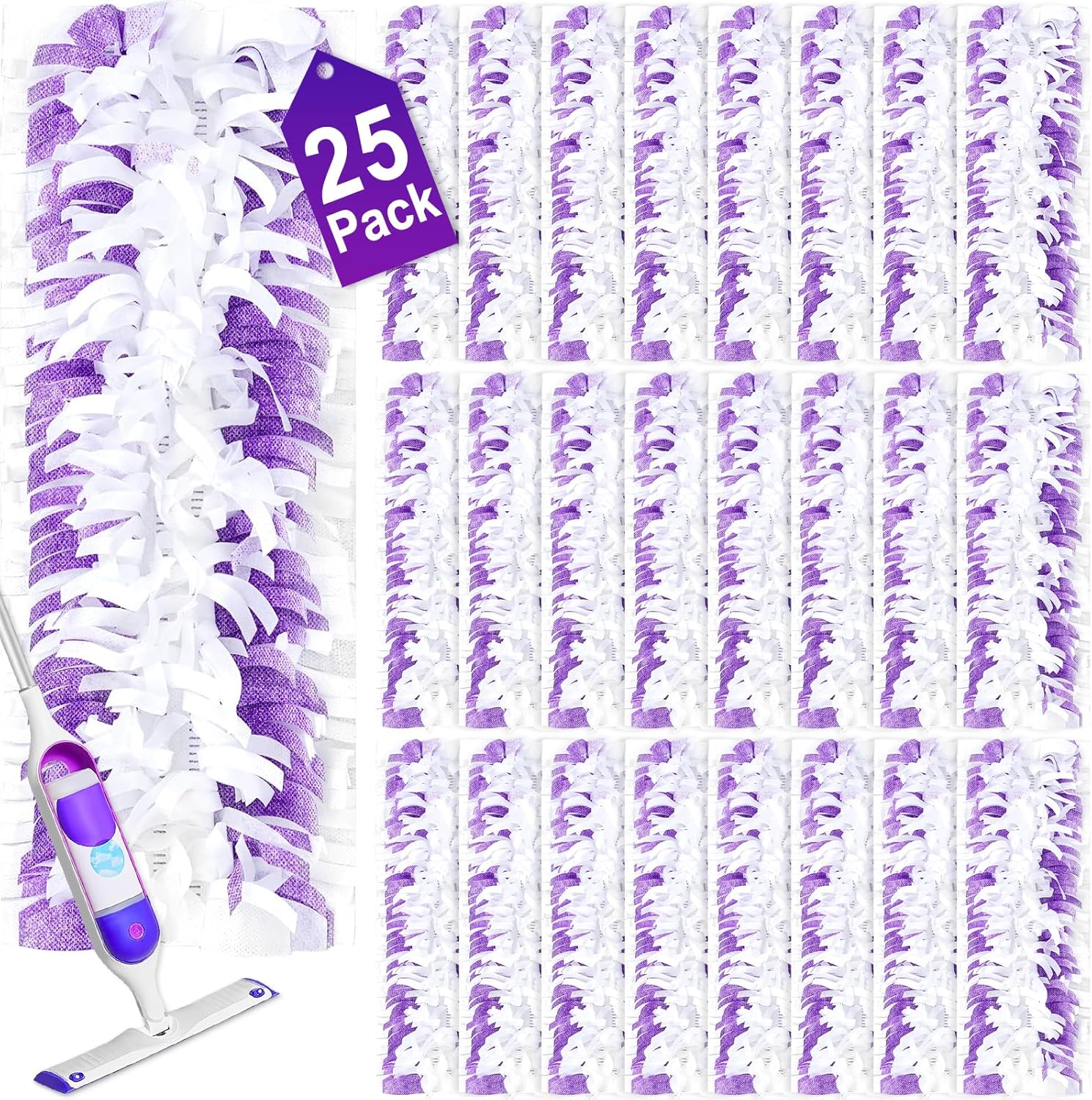 Hofosi 25PCS Swiffer PowerMop Mopping Pads