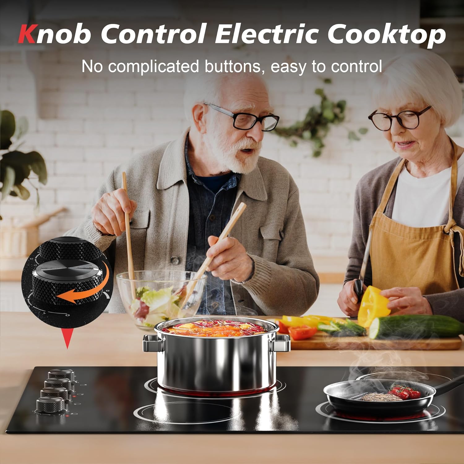 Nefaracy 30-Inch Electric Cooktop