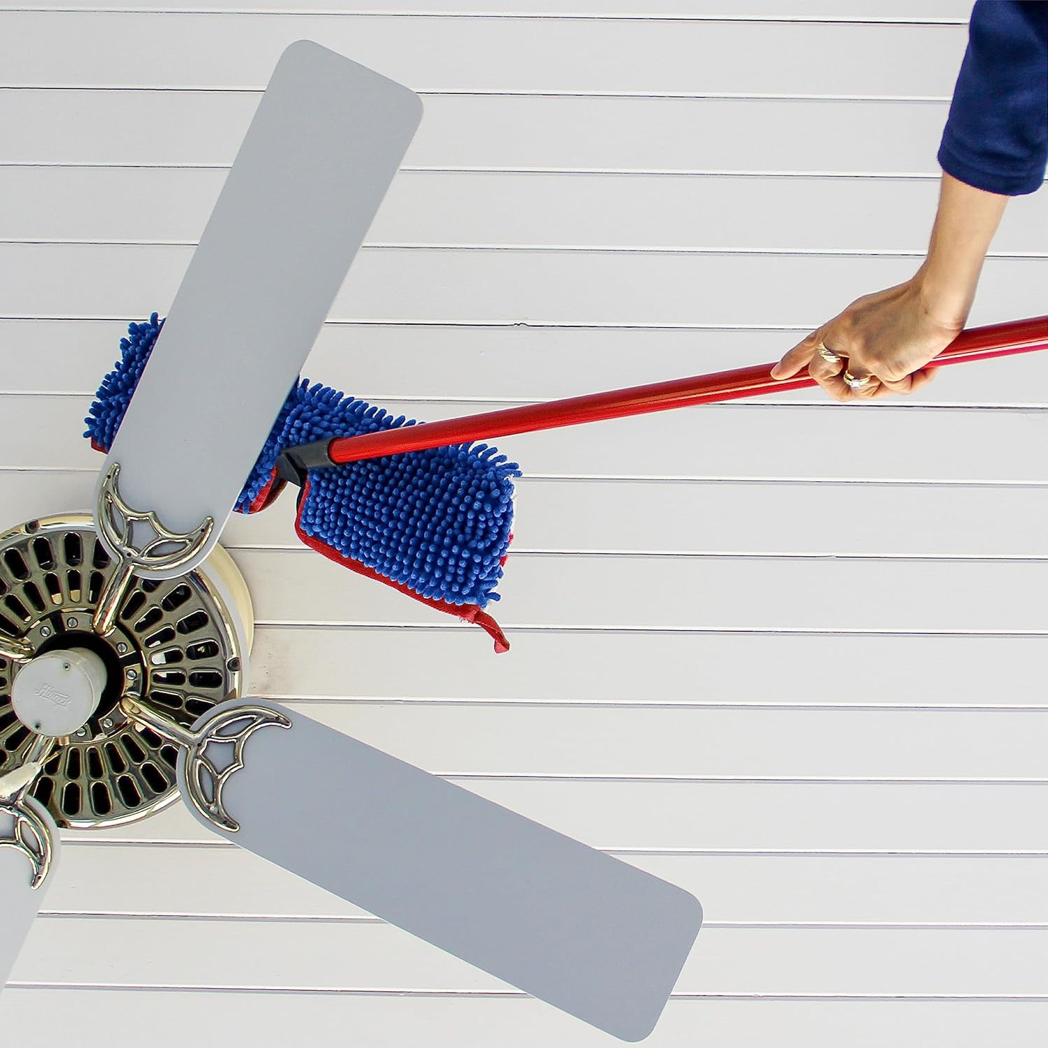 Double-Sided Mop Head with Microfiber for Bacteria Removal