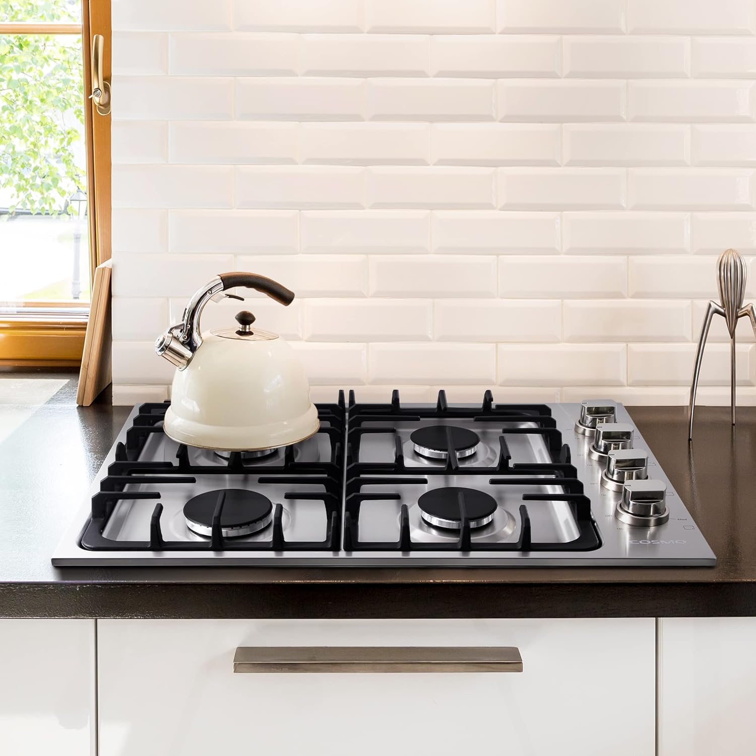 Powerful 4-Burner Gas Cooktop for Reliable Cooking in the USA