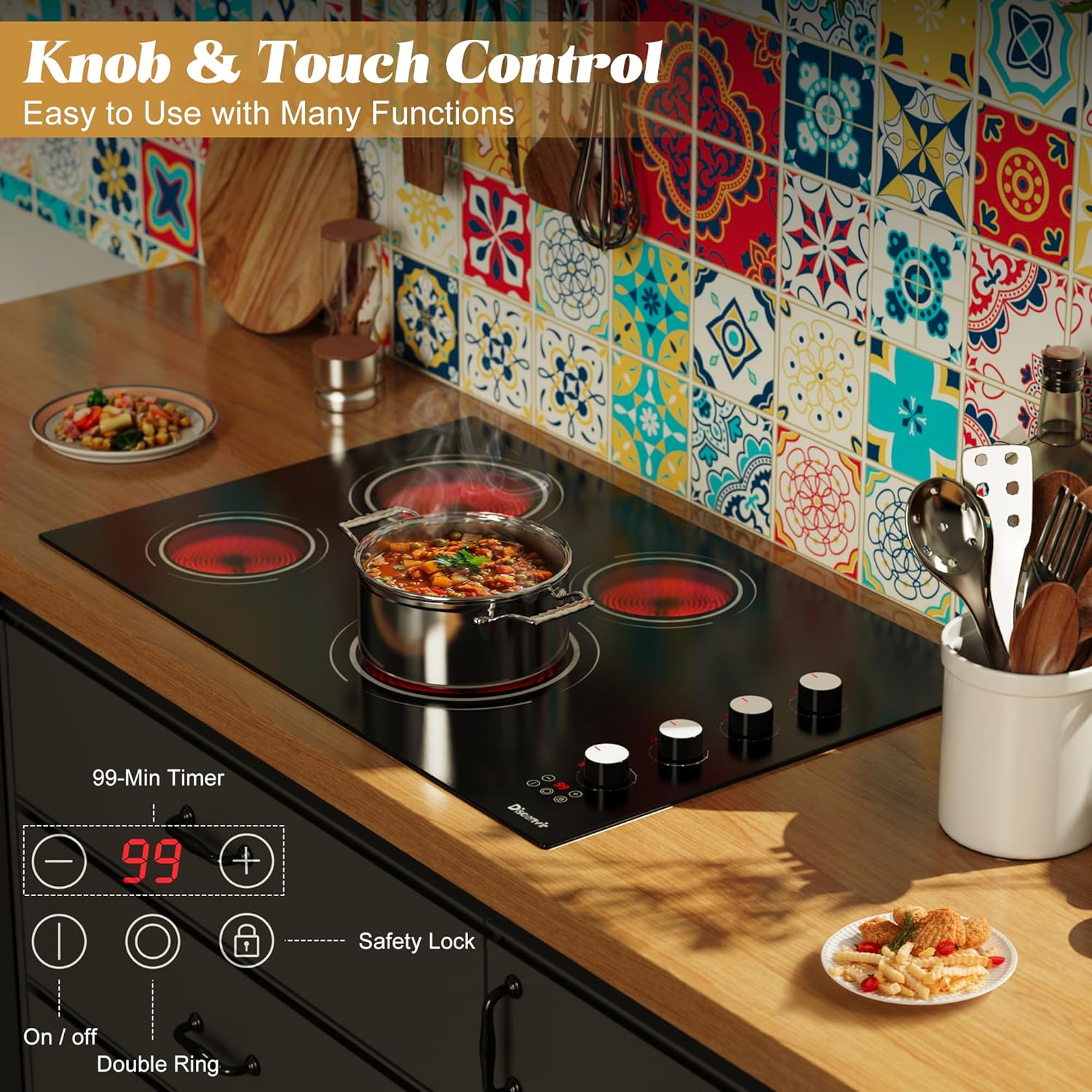30-inch Electric Cooktop