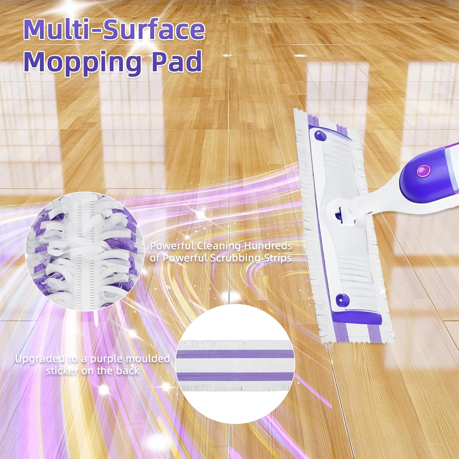 15-Pack Disposable Mopping Pads for Swiffer PowerMop