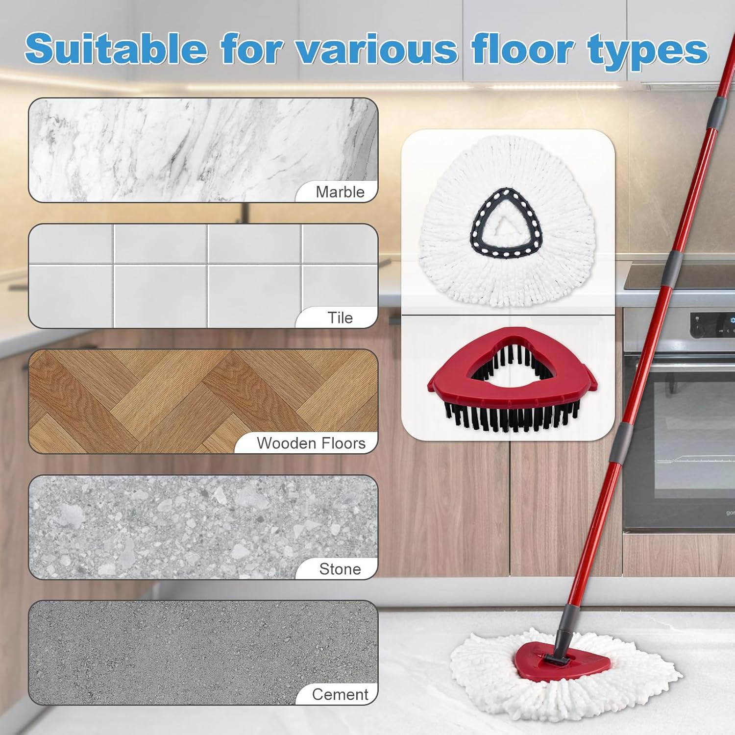 High-Quality Mop Heads for O Cedar EasyWring 1 Tank System