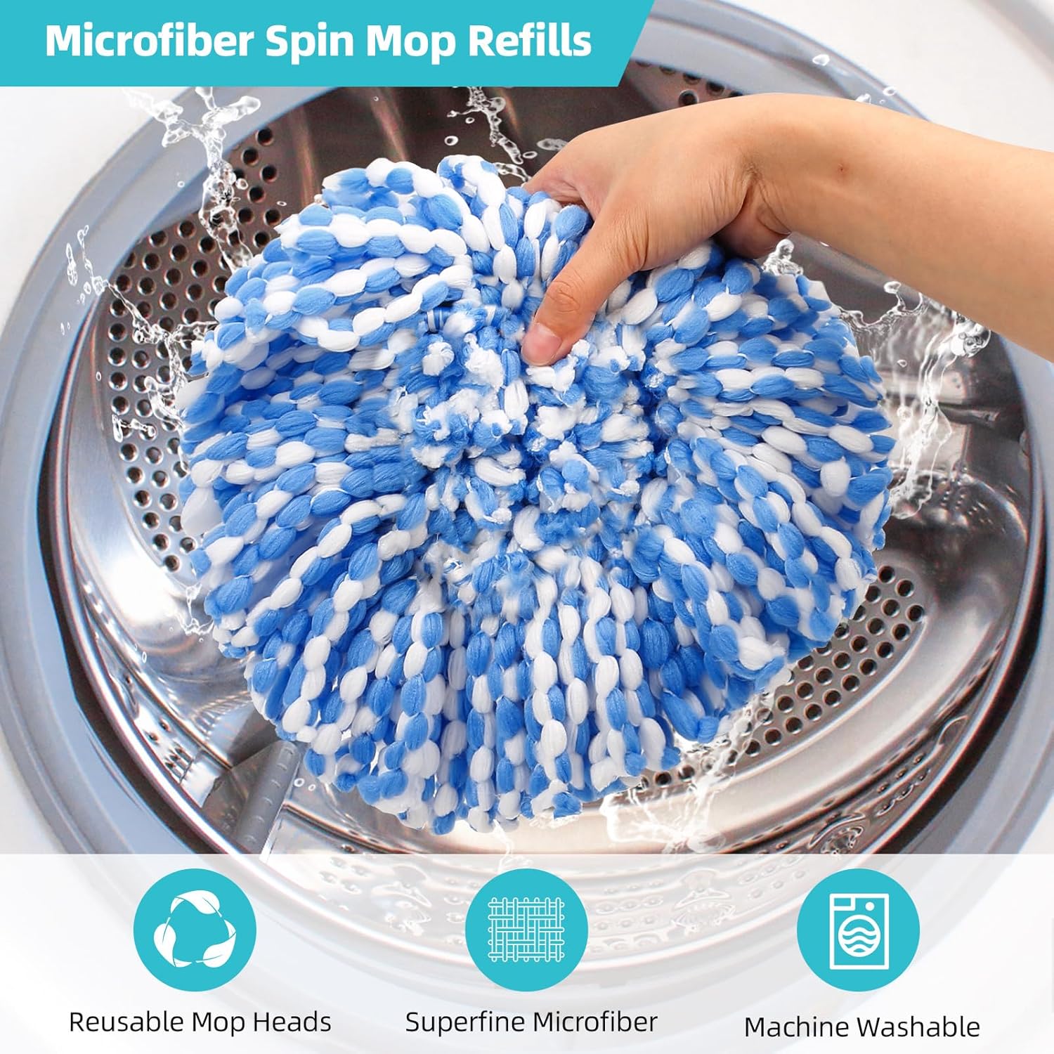 Durable Spin Mop Heads for EasyWring System
