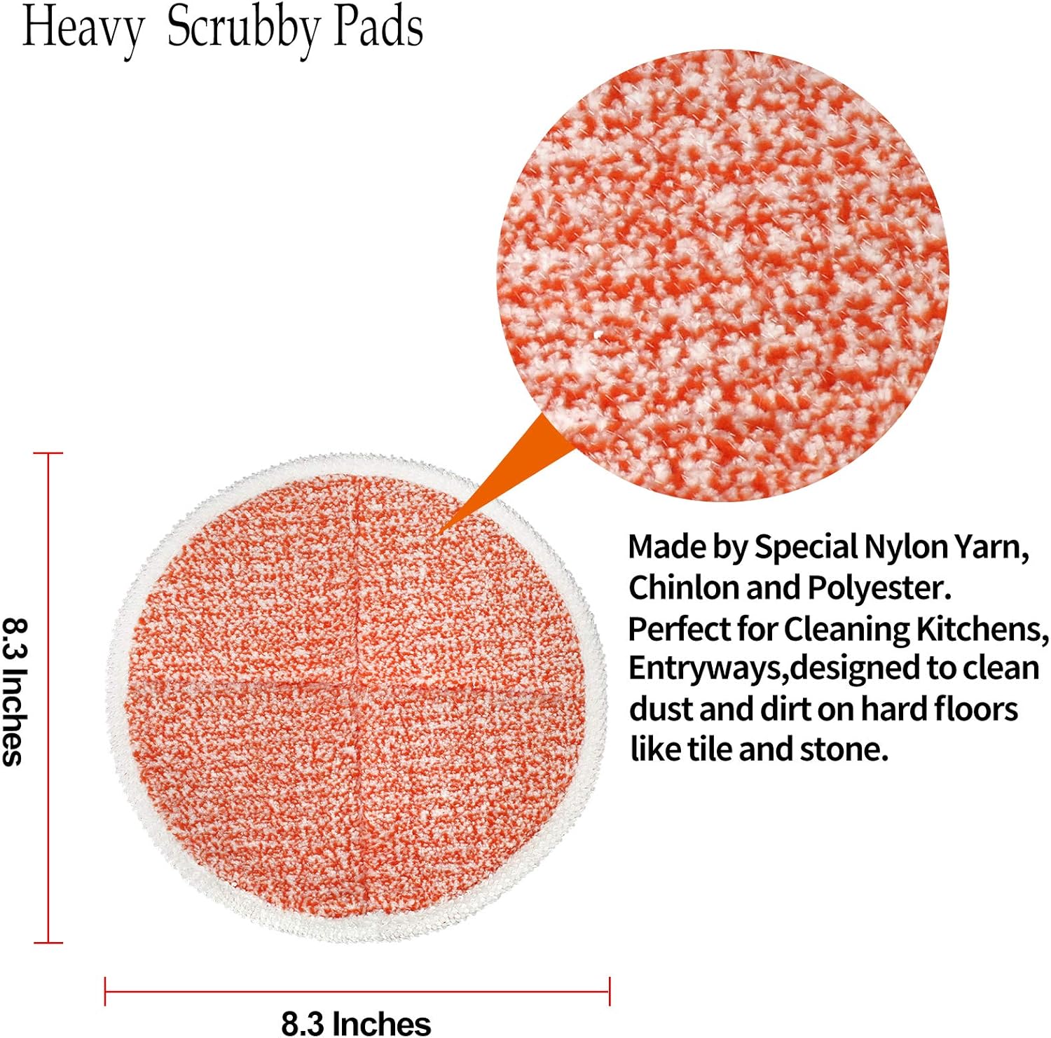 MATFORCA Bissell SpinWave Mop Pad 12 Pack Compatible