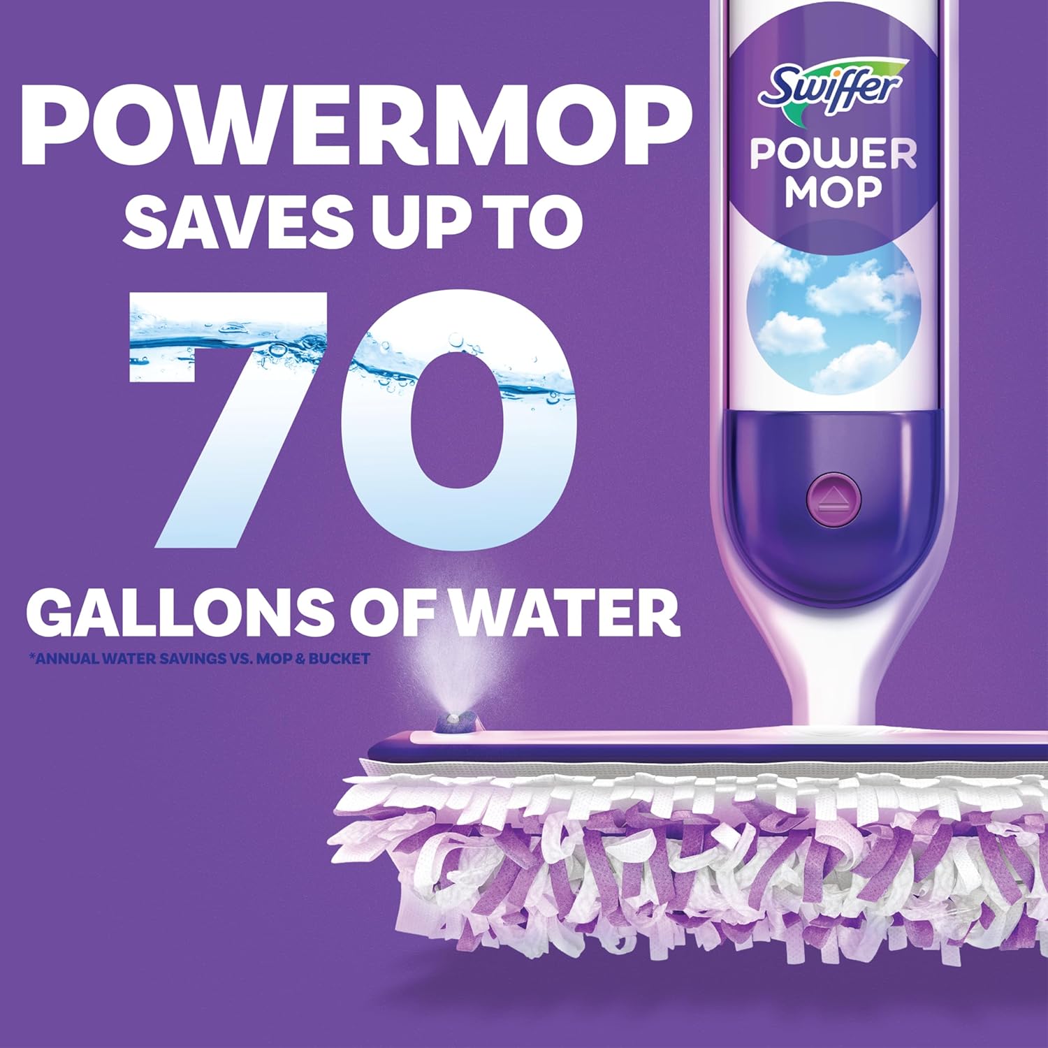 Swiffer PowerMop Wood Mopping Pad Refills 11 Count Effortless Floor Cleaning