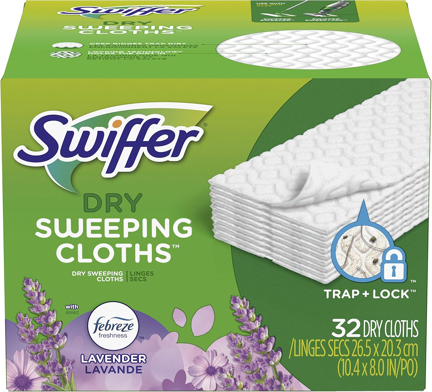 Swiffer Sweeper Dry Sweeping Pad Multi-Surface 32 Count