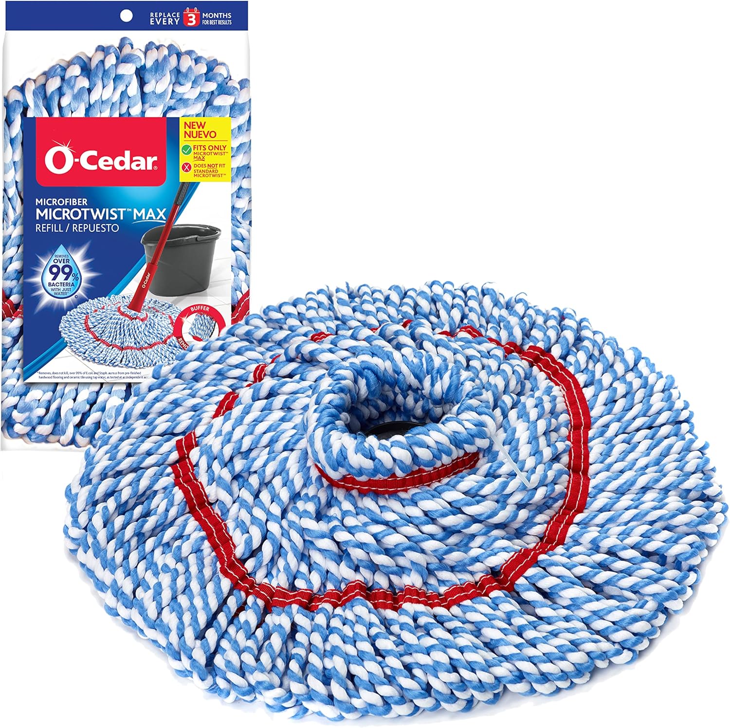 O-Cedar MicroTwist MAX Microfiber Refill Pack of 2