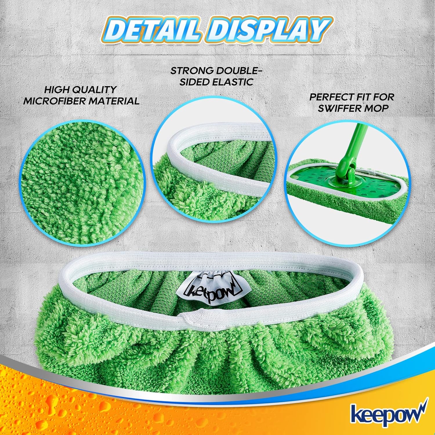 Reusable Washable Mop Pads for Swiffer Sweeper Mop