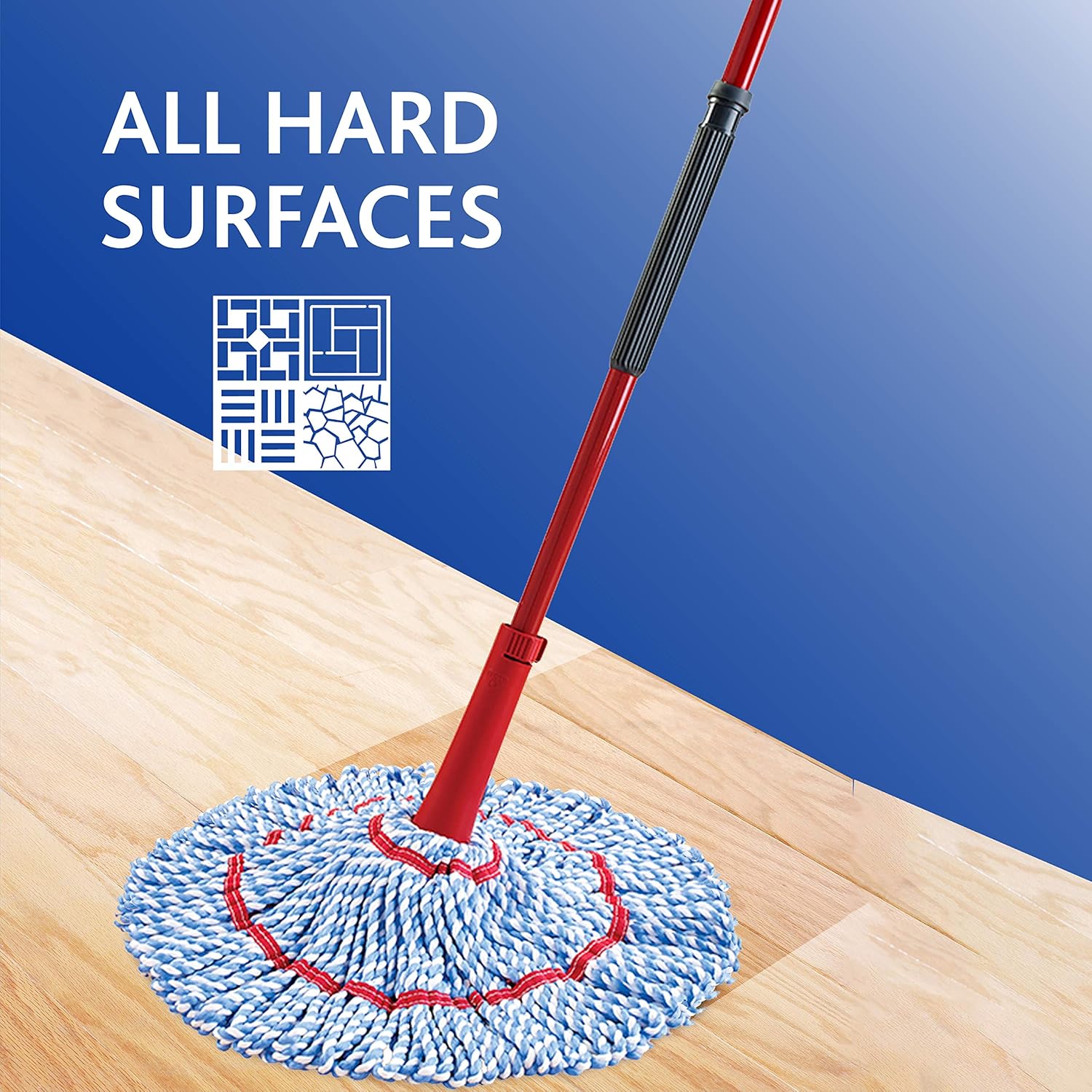 O-Cedar MicroTwist Microfiber Twist Mop Refill Unique Design Effortless Mopping